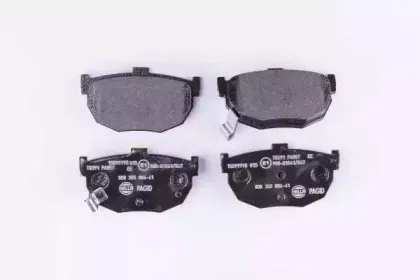 8DB 355 006-411 HELLA Комплект тормозных колодок, дисковый тормоз