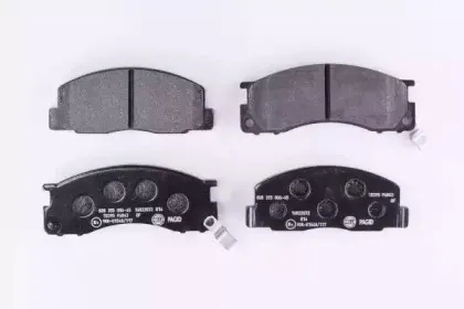 8DB 355 006-451 HELLA Комплект тормозных колодок, дисковый тормоз