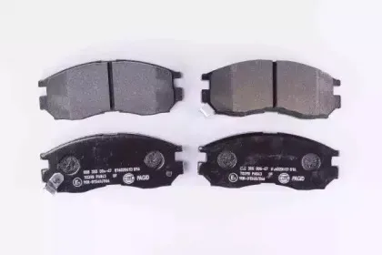 8DB 355 006-471 HELLA Комплект тормозных колодок, дисковый тормоз