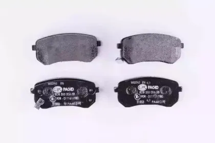 8DB 355 006-581 HELLA Комплект тормозных колодок, дисковый тормоз