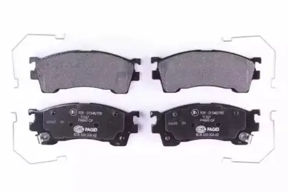 8DB 355 006-621 HELLA Комплект тормозных колодок, дисковый тормоз