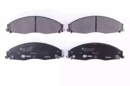 8DB 355 006-791 HELLA Комплект тормозных колодок, дисковый тормоз