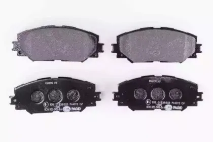 8DB 355 006-861 HELLA Комплект тормозных колодок, дисковый тормоз
