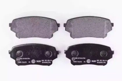 8DB 355 006-941 HELLA Комплект тормозных колодок, дисковый тормоз