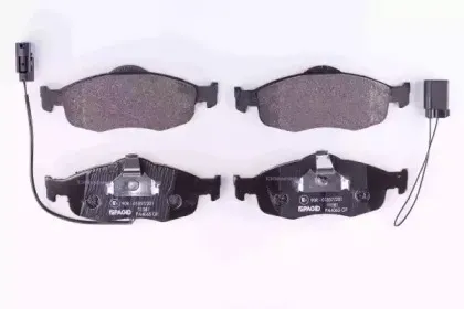 8DB 355 007-751 HELLA Комплект тормозных колодок, дисковый тормоз