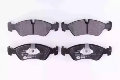 8DB 355 007-761 HELLA Комплект тормозных колодок, дисковый тормоз