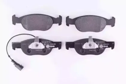 8DB 355 007-921 HELLA Комплект тормозных колодок, дисковый тормоз