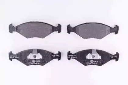 8DB 355 008-511 HELLA Комплект тормозных колодок, дисковый тормоз