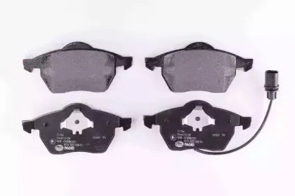 8DB 355 008-911 HELLA Комплект тормозных колодок, дисковый тормоз