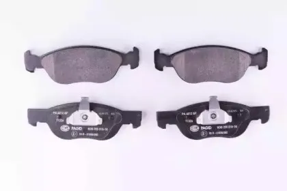 8DB 355 010-181 HELLA Комплект тормозных колодок, дисковый тормоз