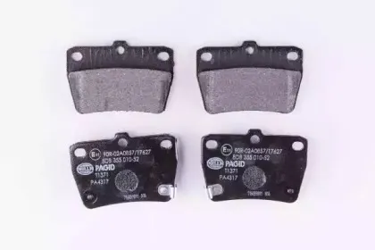 8DB 355 010-521 HELLA Комплект тормозных колодок, дисковый тормоз