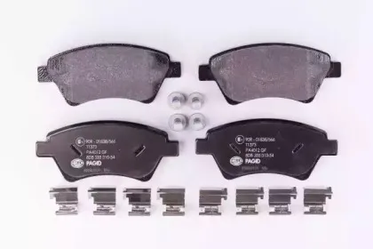 8DB 355 010-541 HELLA Комплект тормозных колодок, дисковый тормоз