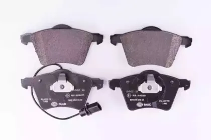 8DB 355 010-631 HELLA Комплект тормозных колодок, дисковый тормоз