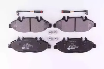 8DB 355 010-651 HELLA Комплект тормозных колодок, дисковый тормоз