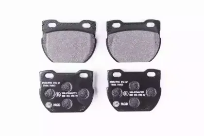 8DB 355 010-921 HELLA Комплект тормозных колодок, дисковый тормоз