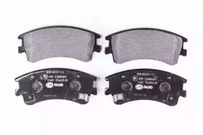 8DB 355 011-141 HELLA Комплект тормозных колодок, дисковый тормоз