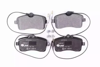 8DB 355 011-481 HELLA Комплект тормозных колодок, дисковый тормоз