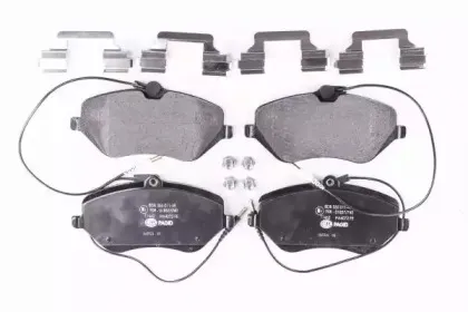 8DB 355 011-491 HELLA Комплект тормозных колодок, дисковый тормоз