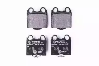 8DB 355 011-591 HELLA Комплект тормозных колодок, дисковый тормоз