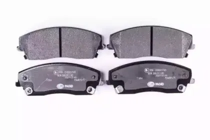 8DB 355 011-901 HELLA Комплект тормозных колодок, дисковый тормоз