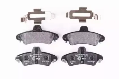 8DB 355 012-191 HELLA Комплект тормозных колодок, дисковый тормоз