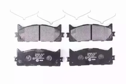 8DB 355 012-401 HELLA Комплект тормозных колодок, дисковый тормоз