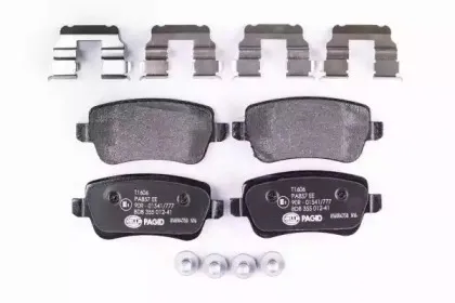 8DB 355 012-411 HELLA Комплект тормозных колодок, дисковый тормоз