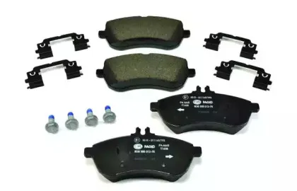 8DB 355 012-751 HELLA Комплект тормозных колодок, дисковый тормоз