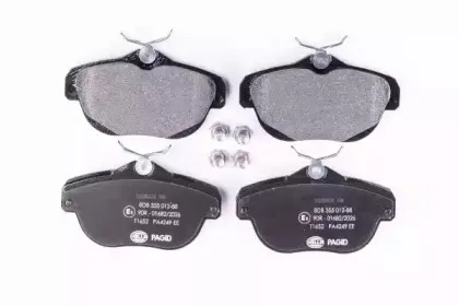 8DB 355 012-881 HELLA Комплект тормозных колодок, дисковый тормоз