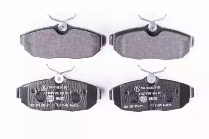 8DB 355 013-111 HELLA Комплект тормозных колодок, дисковый тормоз