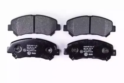 8DB 355 013-781 HELLA Комплект тормозных колодок, дисковый тормоз