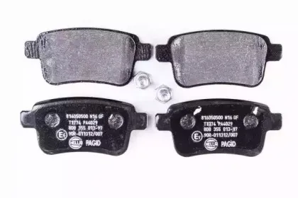 8DB 355 013-971 HELLA Комплект тормозных колодок, дисковый тормоз