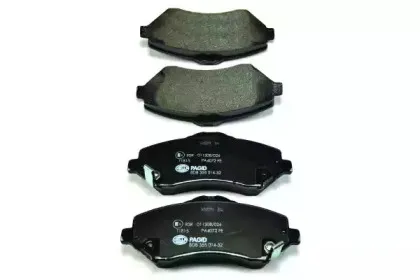 8DB 355 014-321 HELLA Комплект тормозных колодок, дисковый тормоз