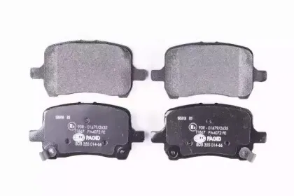 8DB 355 014-661 HELLA Комплект тормозных колодок, дисковый тормоз