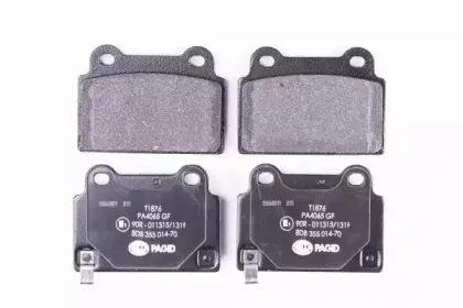 8DB 355 014-701 HELLA Комплект тормозных колодок, дисковый тормоз