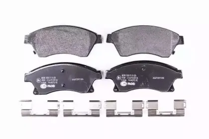 8DB 355 015-231 HELLA Комплект тормозных колодок, дисковый тормоз