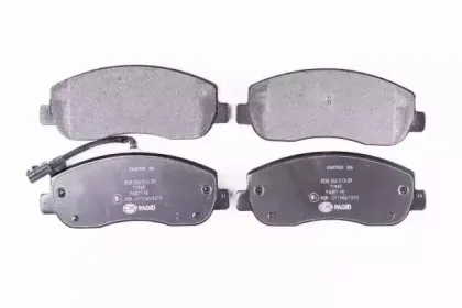 8DB 355 015-291 HELLA Комплект тормозных колодок, дисковый тормоз