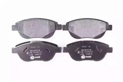 8DB 355 015-381 HELLA Комплект тормозных колодок, дисковый тормоз