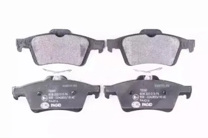 8DB 355 015-761 HELLA Комплект тормозных колодок, дисковый тормоз