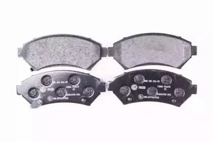 8DB 355 016-951 HELLA Комплект тормозных колодок, дисковый тормоз