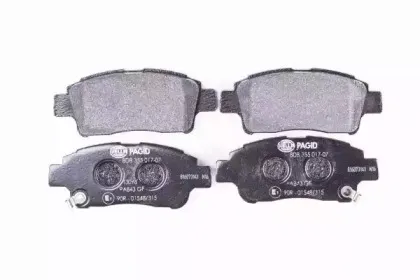 8DB 355 017-071 HELLA Комплект тормозных колодок, дисковый тормоз
