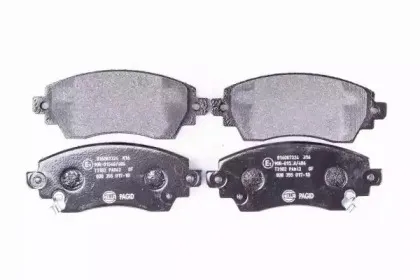 8DB 355 017-101 HELLA Комплект тормозных колодок, дисковый тормоз