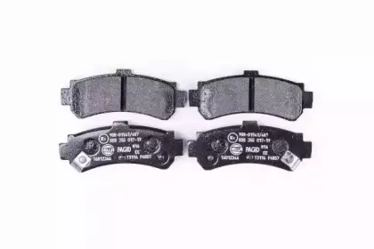 8DB 355 017-191 HELLA Комплект тормозных колодок, дисковый тормоз