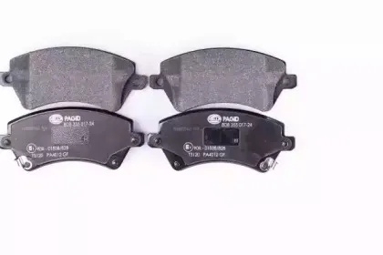 8DB 355 017-241 HELLA Комплект тормозных колодок, дисковый тормоз