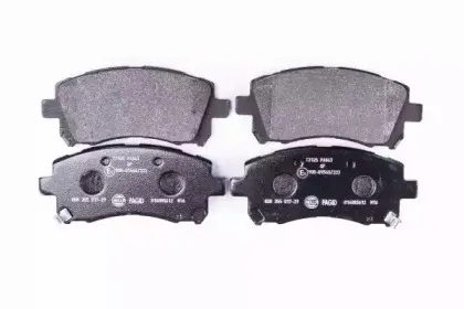 8DB 355 017-291 HELLA Комплект тормозных колодок, дисковый тормоз