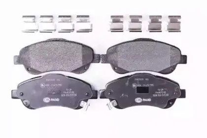 8DB 355 017-321 HELLA Комплект тормозных колодок, дисковый тормоз