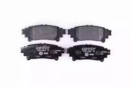 8DB 355 021-661 HELLA Комплект тормозных колодок, дисковый тормоз