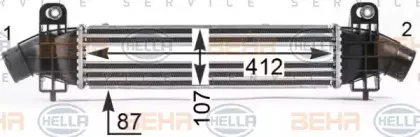 8ML 376 700-734 HELLA Интеркулер