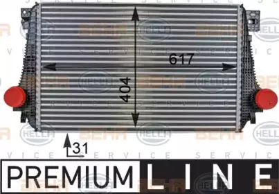 8ML 376 701-241 HELLA Интеркулер