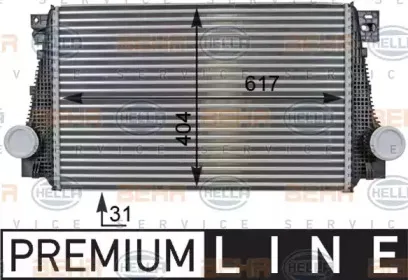 8ML 376 701-321 HELLA Интеркулер